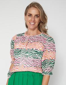 Willow Top - Wave Stripes