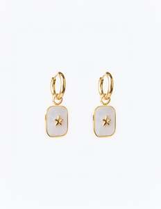 Earrings Pendent Mini Star - Gold