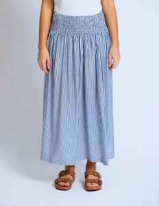 Skirts: Milly Skirt - Navy Stripe