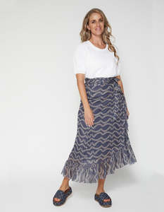 Skirts: Jasmine Skirt - Ocean Waves
