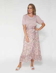 Skirts: Jasmine Skirt - Stripey Triangles