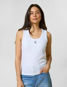Core Logo Tank - White