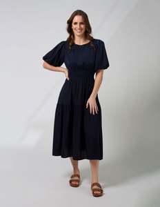 Dresses: Sabrina Dress - Navy