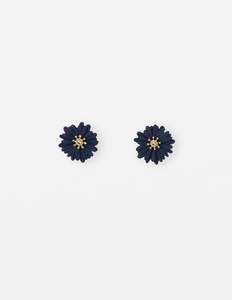 Jewellery: Earrings Daisy - Navy