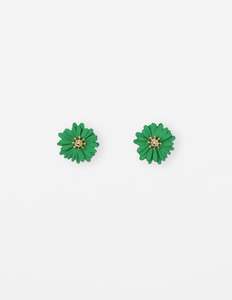 Jewellery: Earrings Daisy - Green