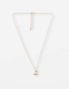 Necklace Cherries - Gold