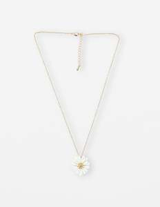 Necklace Daisy - White