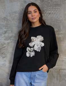 New Collection: Essential Sweat Cocoa Blooms - Black