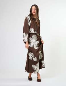 New Collection: Asta Dress - Cocoa Blooms