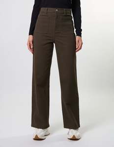 New Collection: Dina Long Pant - Dark Khaki