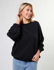 Stella Essentials: Bubble Sweat - Black