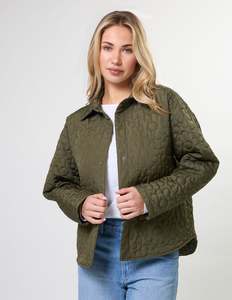 Stella Essentials: Flowerly Jacket - Army