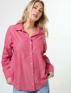 Stella Essentials: Everyday Shirt - Scarlet Stripe