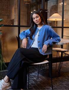Denim Collection: Clara Jacket - Mid Blue