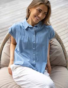 Kelly Blouse - Light wash