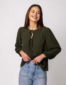 Sonnet Blouse - Khaki