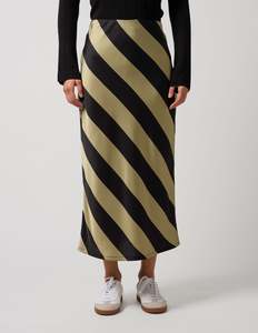 New Collection: Liv Skirt - Sage Stripe