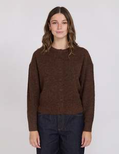 Coco Cardigan - Choc Marle