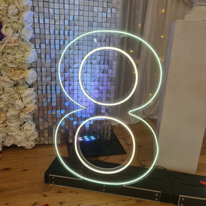 Eight - Milestone Number Stellar Backdrops