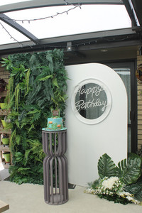 Products: Wooden with window Panel Stellar Backdrops