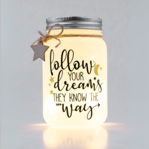 Sparkle Jars: Follow Your Dreams Sparkle Jar