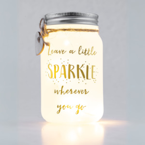 Leave a Little Sparkle Sparkle Jar