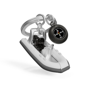 Rubber Motorboat Keychain