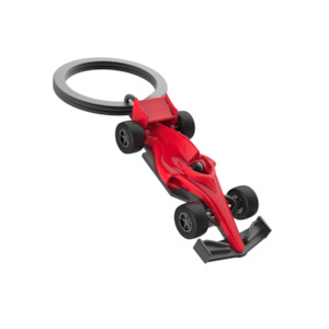Keychains: Red Formula One Keychain