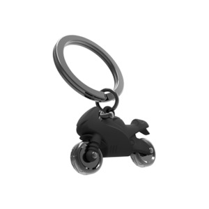 Motorbike Keychain (Matt Black)