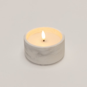 7cm Faux Marble LED Candle