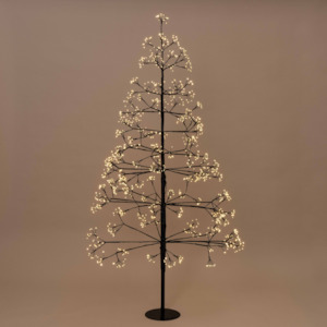 Medium (150cm) Black WW Frankfurt Starburst LED Tree