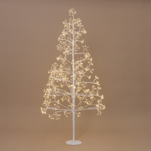 Trees: Medium (150cm) White WW Frankfurt Starburst LED Tree