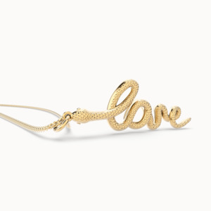 Chocli: Chocli Love Snake 18K Gold Plated Necklace