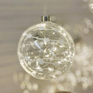 Hanging Glass: Sparkly Sphere Hanging Glass Light