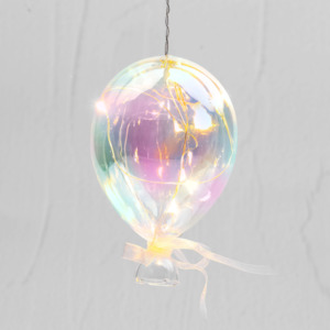 Hanging Glass: Clear Tinted Balloon Hanging Glass Light
