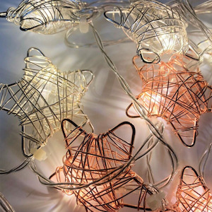 Seed Lights: Woven Stars Fairy Lights