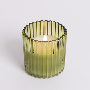 Led Candles: Green Glass Candle