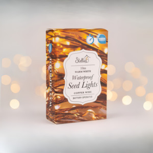 Outdoor: Water Resist Seed Light String Battery