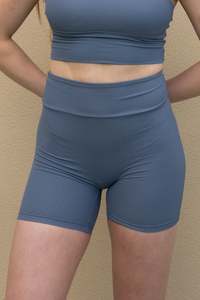 Ribbed Active Shorts