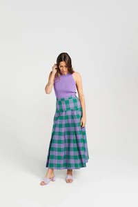 Skirts 1: Thing Thing Cheerfully Skirt - Grape Malachite