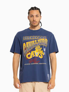 Mitchell & Ness Brush Off 2.0 Tee Cleveland Cavaliers Navy