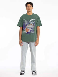 Mitchell & Ness Wavey Tee Bucks - Bucks Green