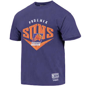 Mitchell & Ness Beveled Tee Suns Faded Purple