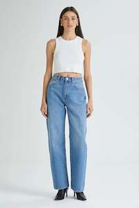 A Brand Carrie Jean Britt Recycled - Mid Vintage Blue