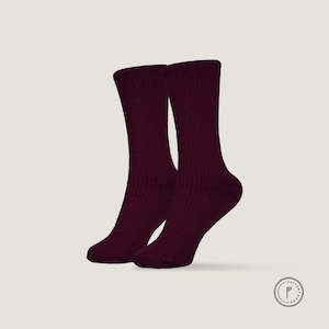 Pattent Goods: Pattent Socks - Basic 2 Ply Red US 8-11