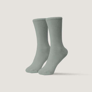 Pattent Goods: Pattent Socks - Basic 2 Ply Grey US 8-11