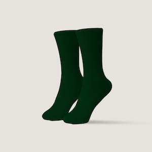 Pattent Goods: Pattent Socks - Basic 2 Ply Green US 8-11