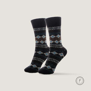Pattent Socks - Berga Black US 6-9