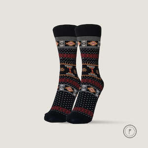 Pattent Socks - Hazel Black US 6-9