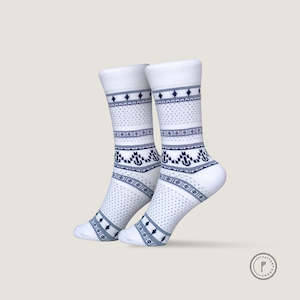Pattent Goods: Pattent Socks - Vinka White US 6-9